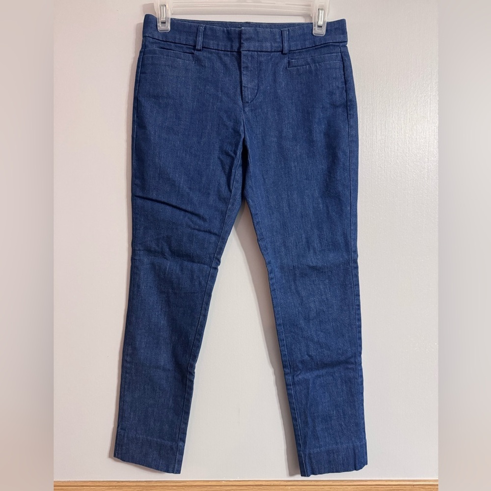 Banana Republic Chambray Sloan Pants Size 00 Petite